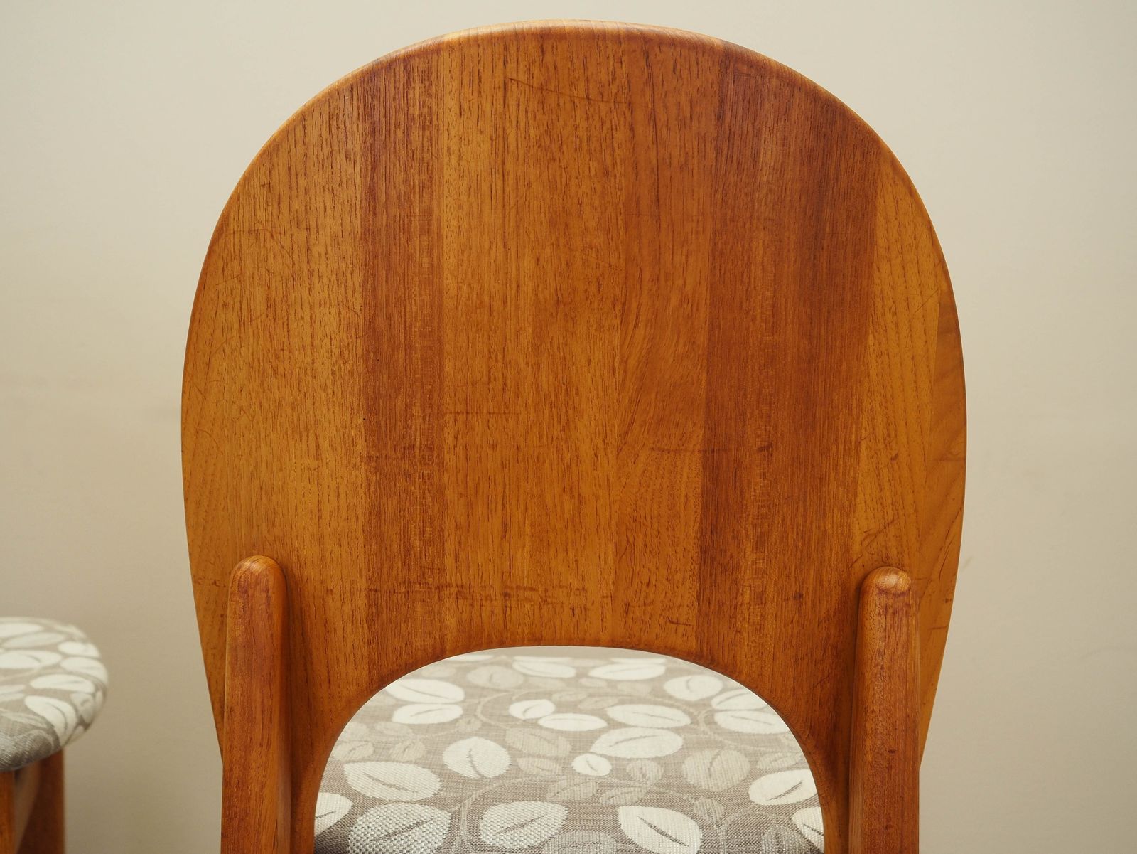 photo vintage Set Van Vier Teakhouten Stoelen – Deens Design, Ca. Jaren 1960 – Niels Koefoed Voor Glostrup