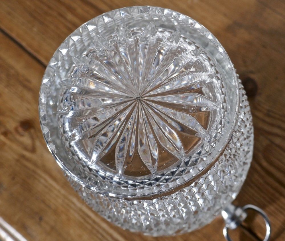 Art Deco Diamond Pattern Champaign Wine Cooler photo for sale