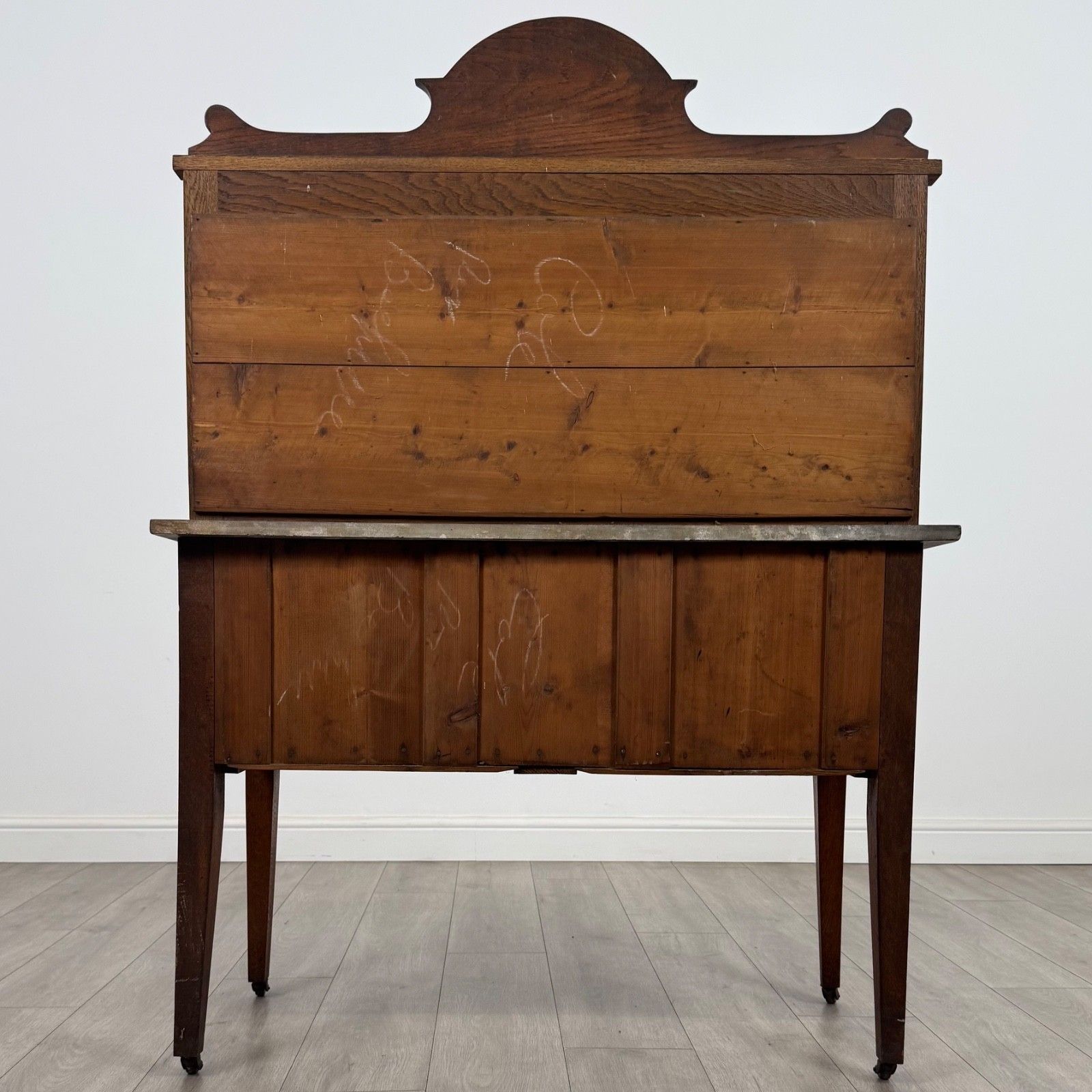Antique 20th Century Arts & Crafts Washstand In Oak photo vinterior