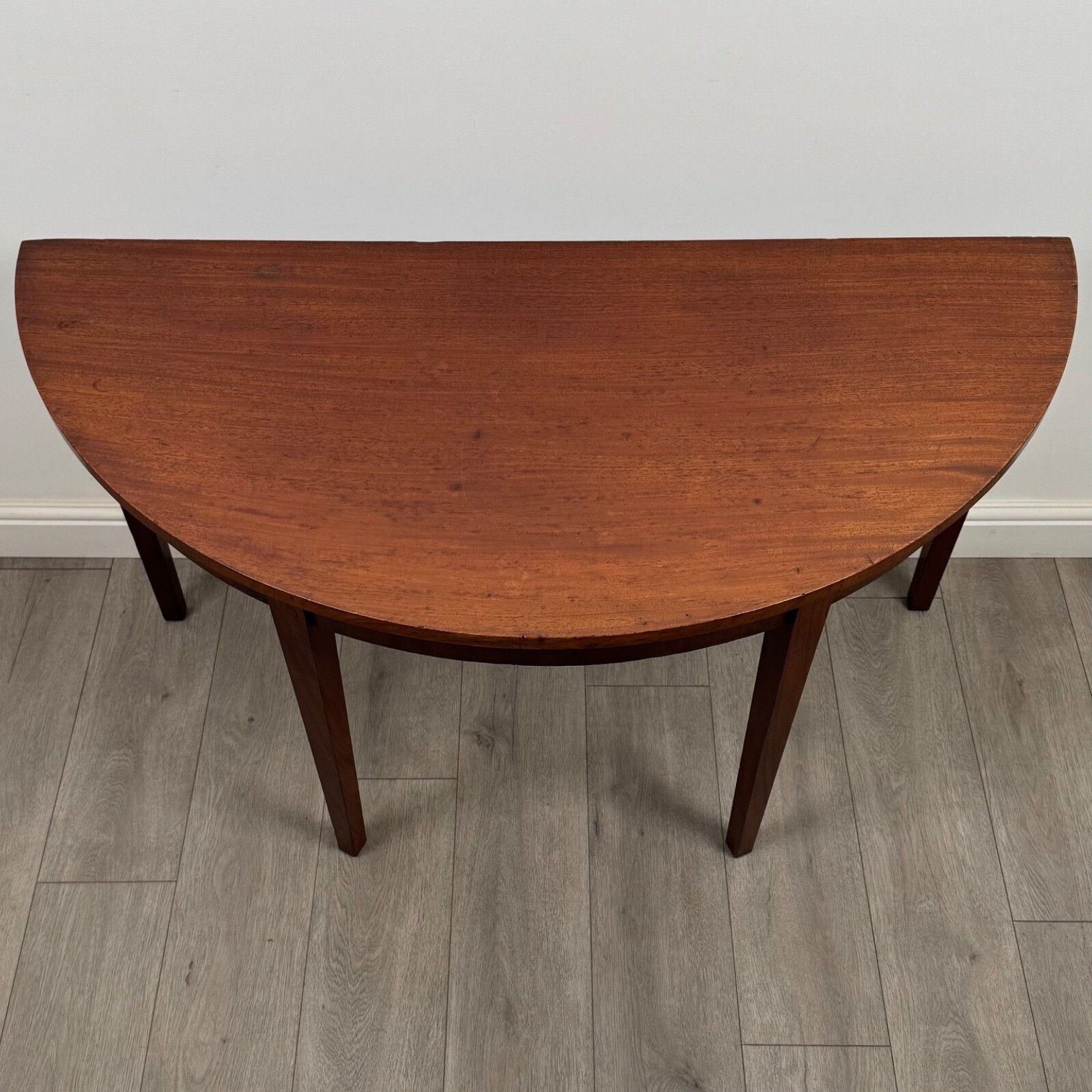 Antique 19th Century Demi Lune Side Table In Mahogany photo buy