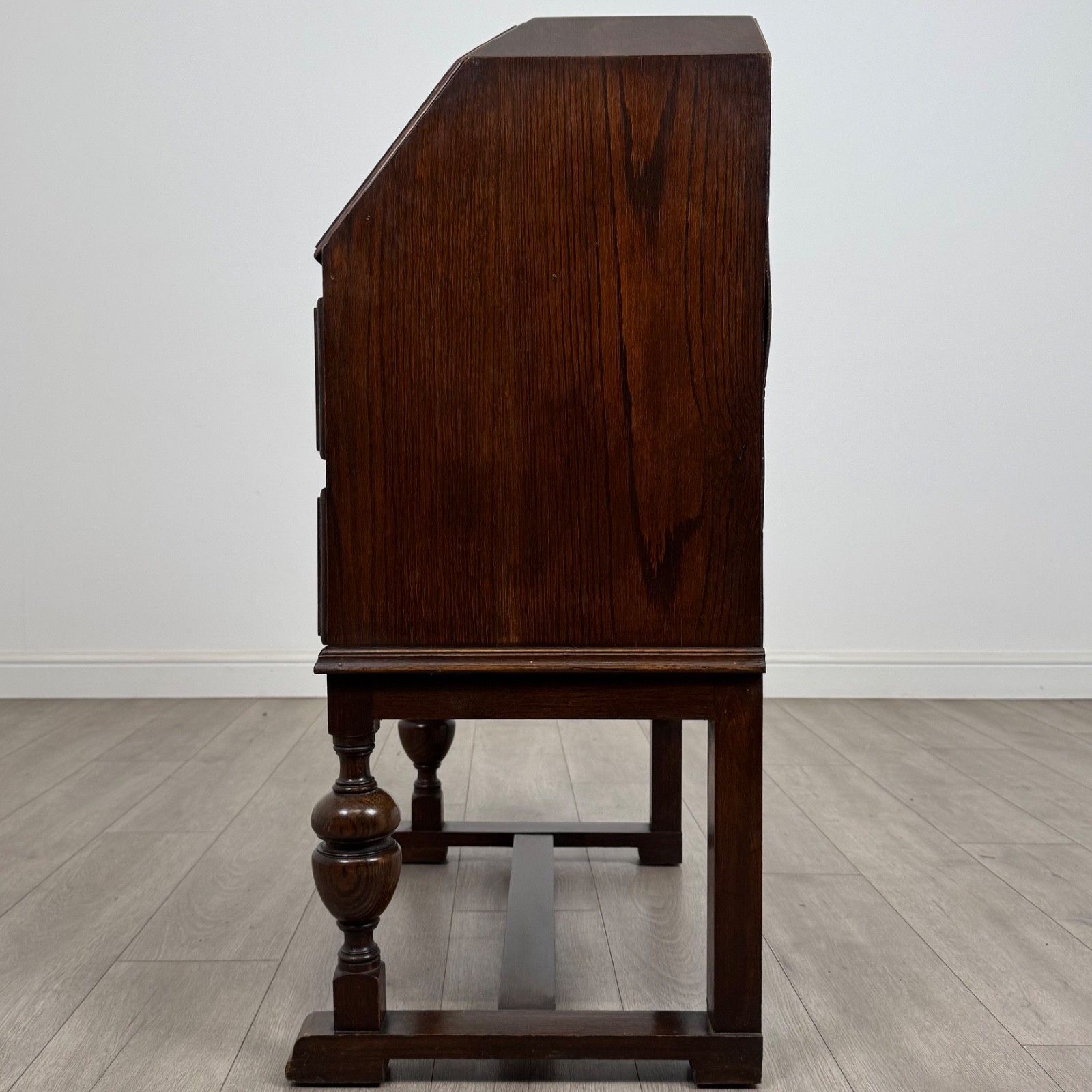 Antique 20th Century Good Quality Bureau In Oak photo Furniture