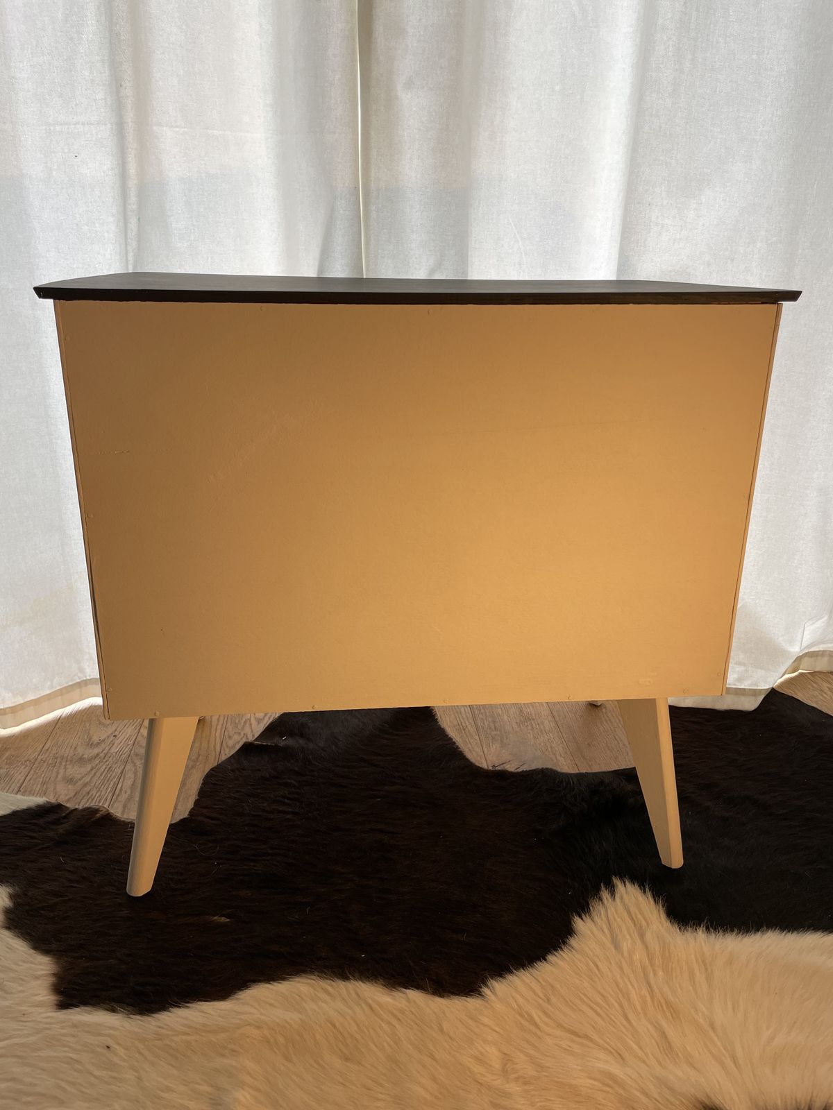 Refurbished And Decoupaged Genuine 1950's Chest Of Drawers/Cabinet In 'Pop Art' Style. photo buy