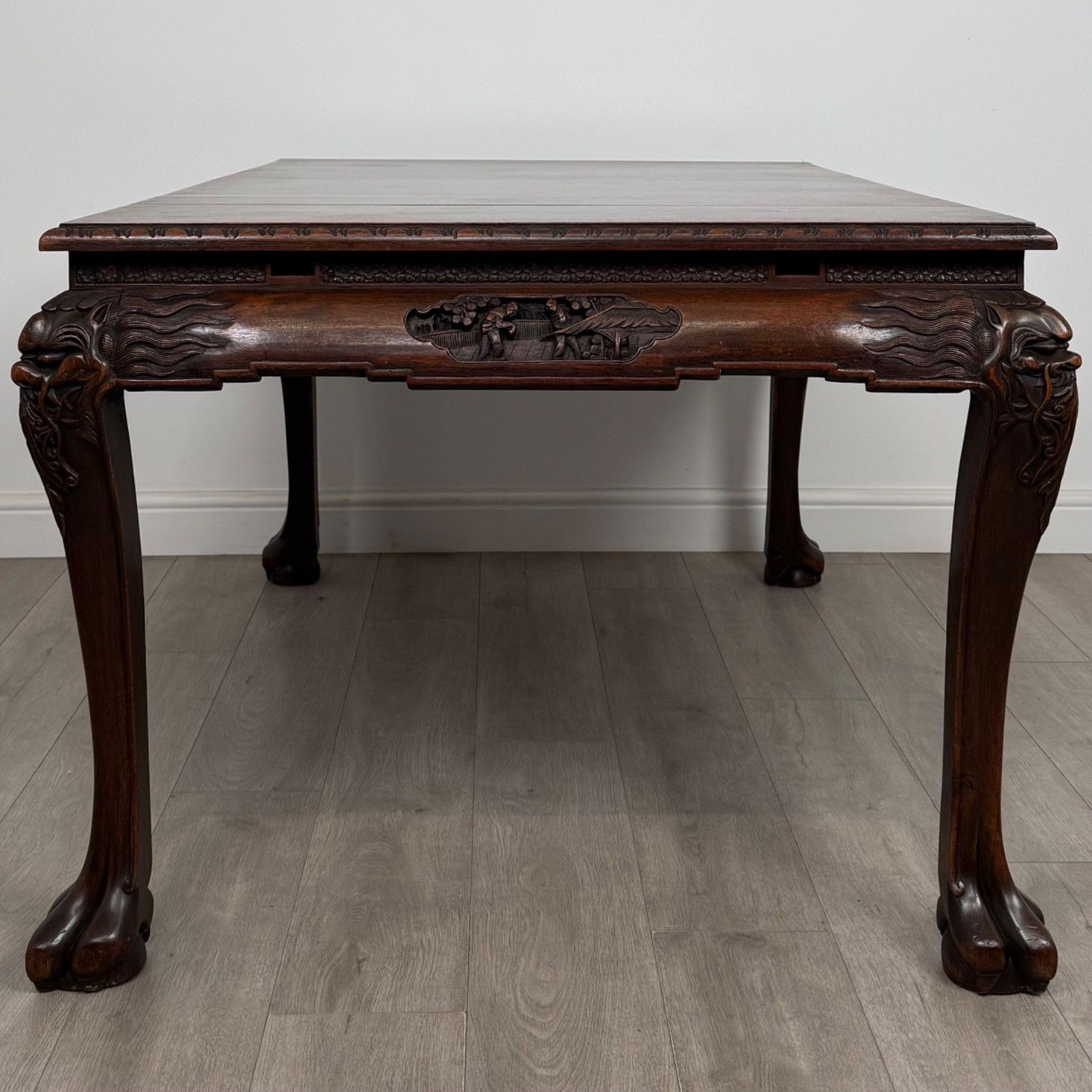 Antique 20th Century Chinese Rosewood Dining Table With 6 Chairs ( Af 5179 ) photo Furniture