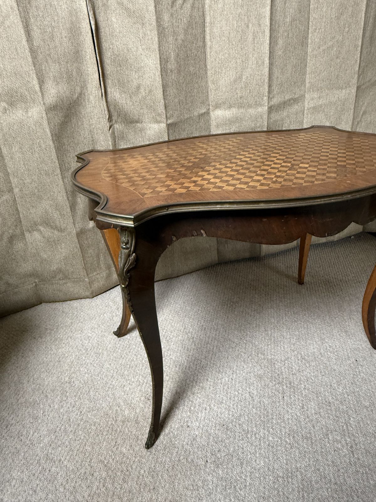 Pair Of 19th Century French Louis XV Parquetry Side Tables photo buy