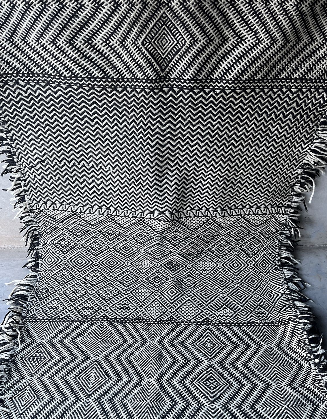 Vintage Moroccan Zanafi Rug, Late 20th Century