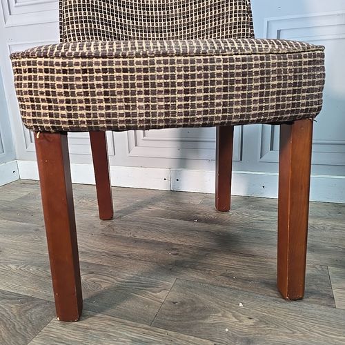160.0 Retro Curved Back Chairs Pair 2 Vintage Cocktail Bedroom Nursing Reading photo