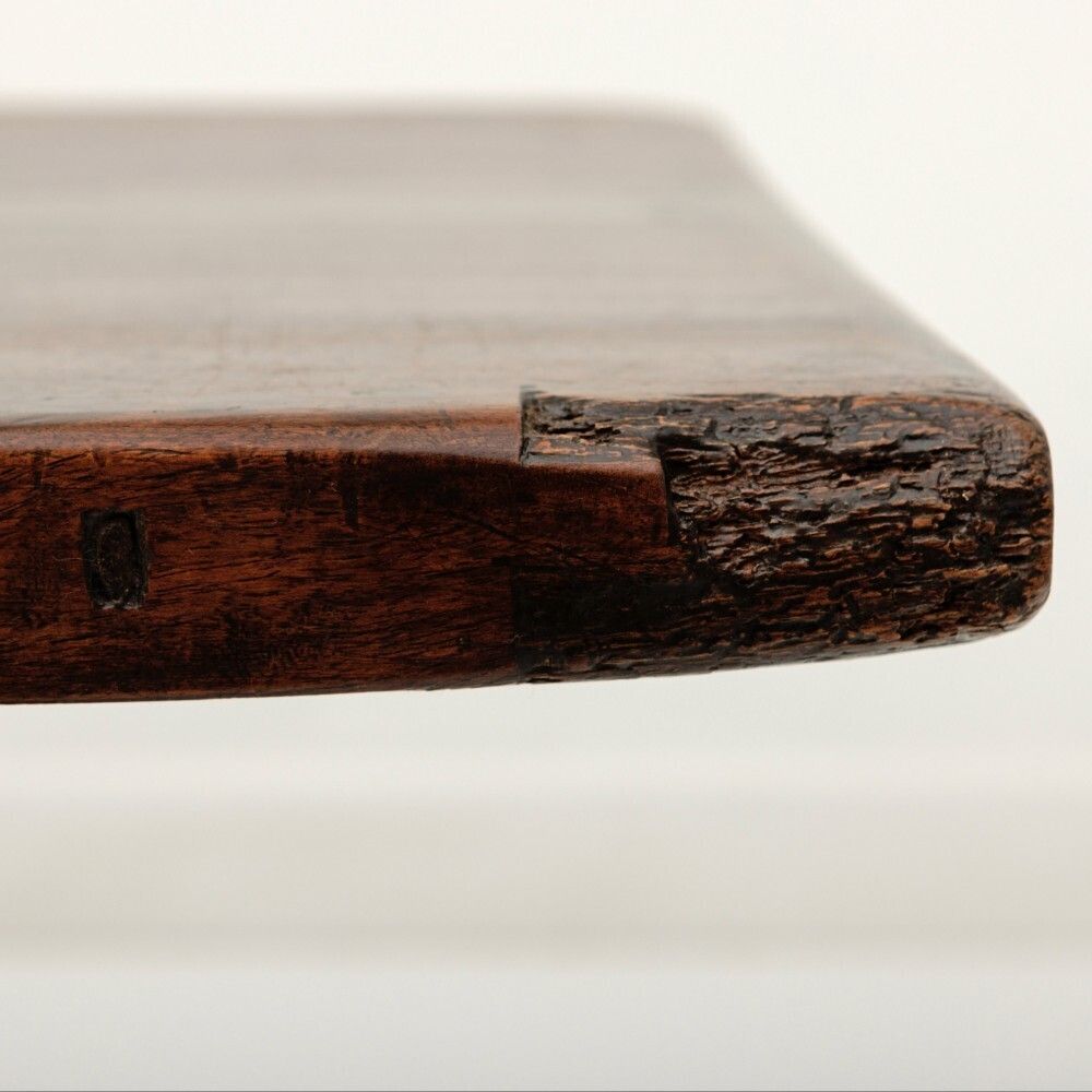 photo for sale Spanish Single Plank Walnut Trestle Table