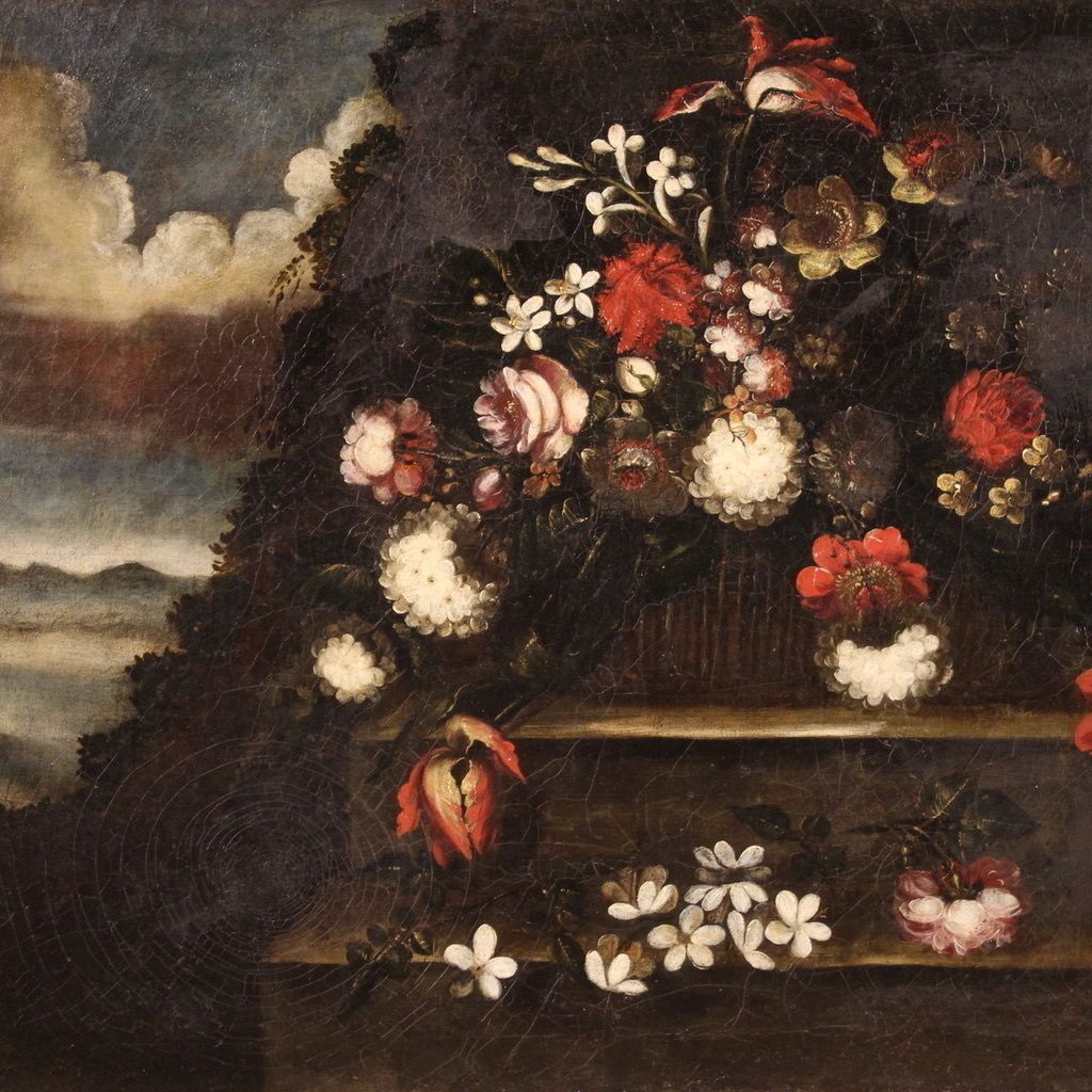 Italian Still Life Painting From 18th Century photo vinterior