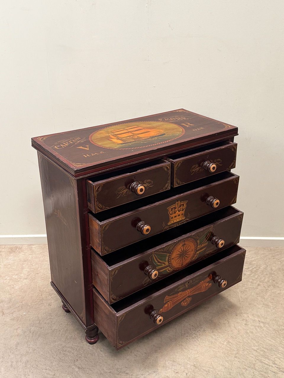 Nautical Chest Of Drawers, 1900s photo Furniture