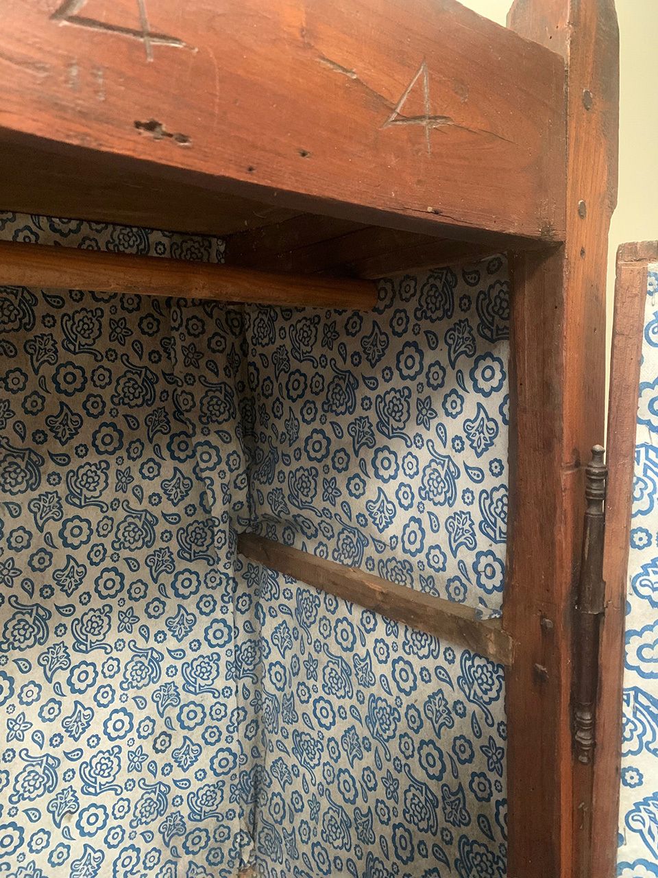 Marriage Armoire, 1800s, Antique photo 1065.0