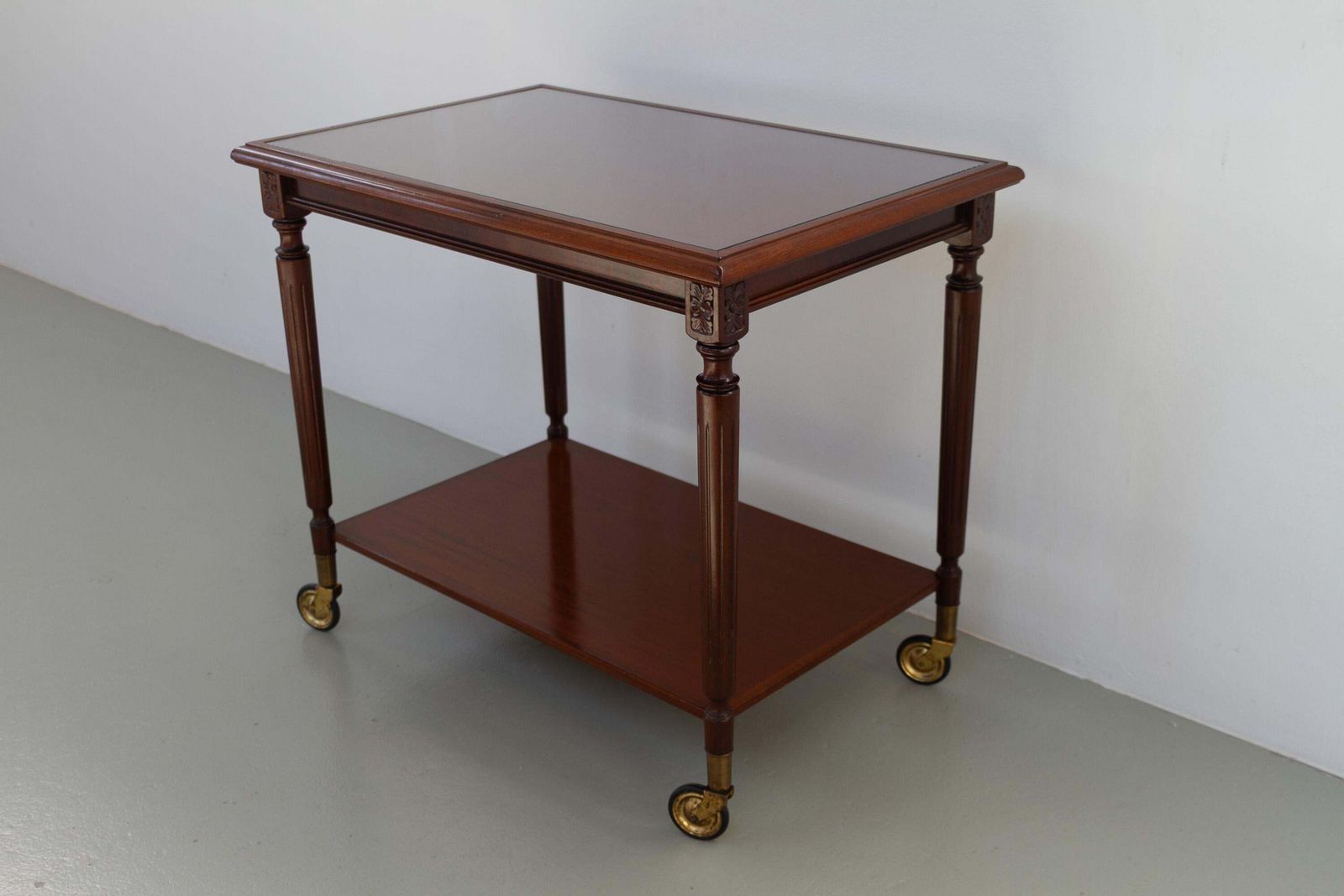 Danish Hepplewhite Mahogany Serving Trolley By Farre Møbelfabrik, 1970s. photo buy