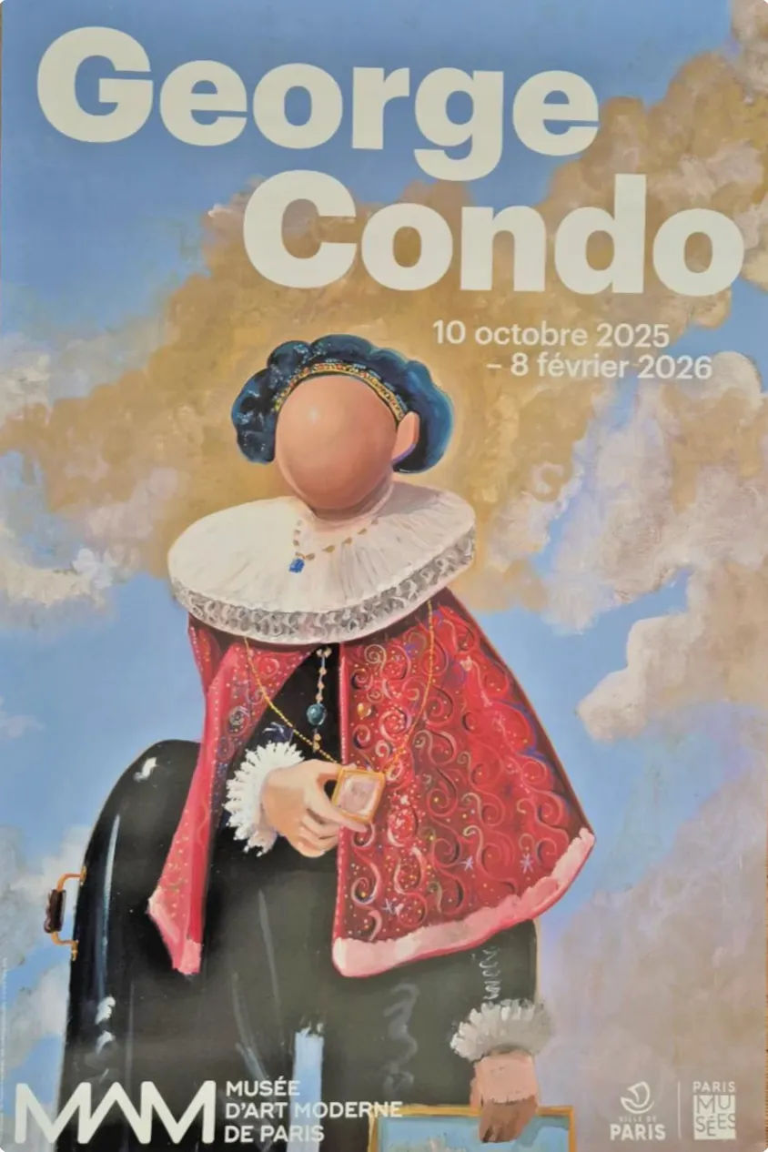 George Condo Official Poster Poster Exhibition Paris Mint Condition Art