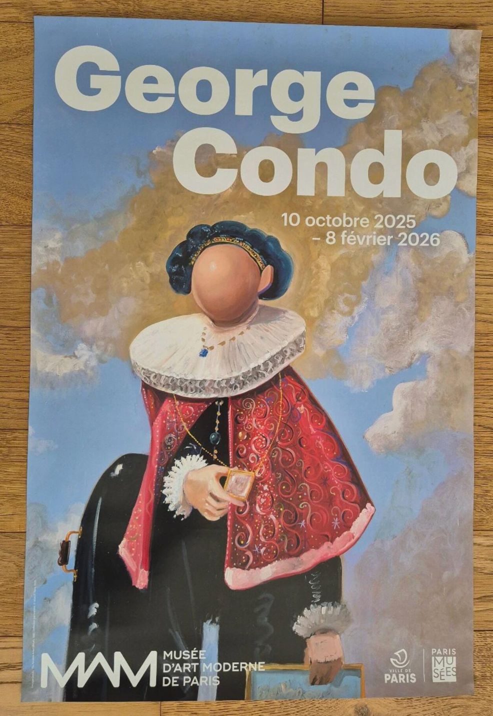 George Condo Official Poster Poster Exhibition Paris Mint Condition Art photo furniture