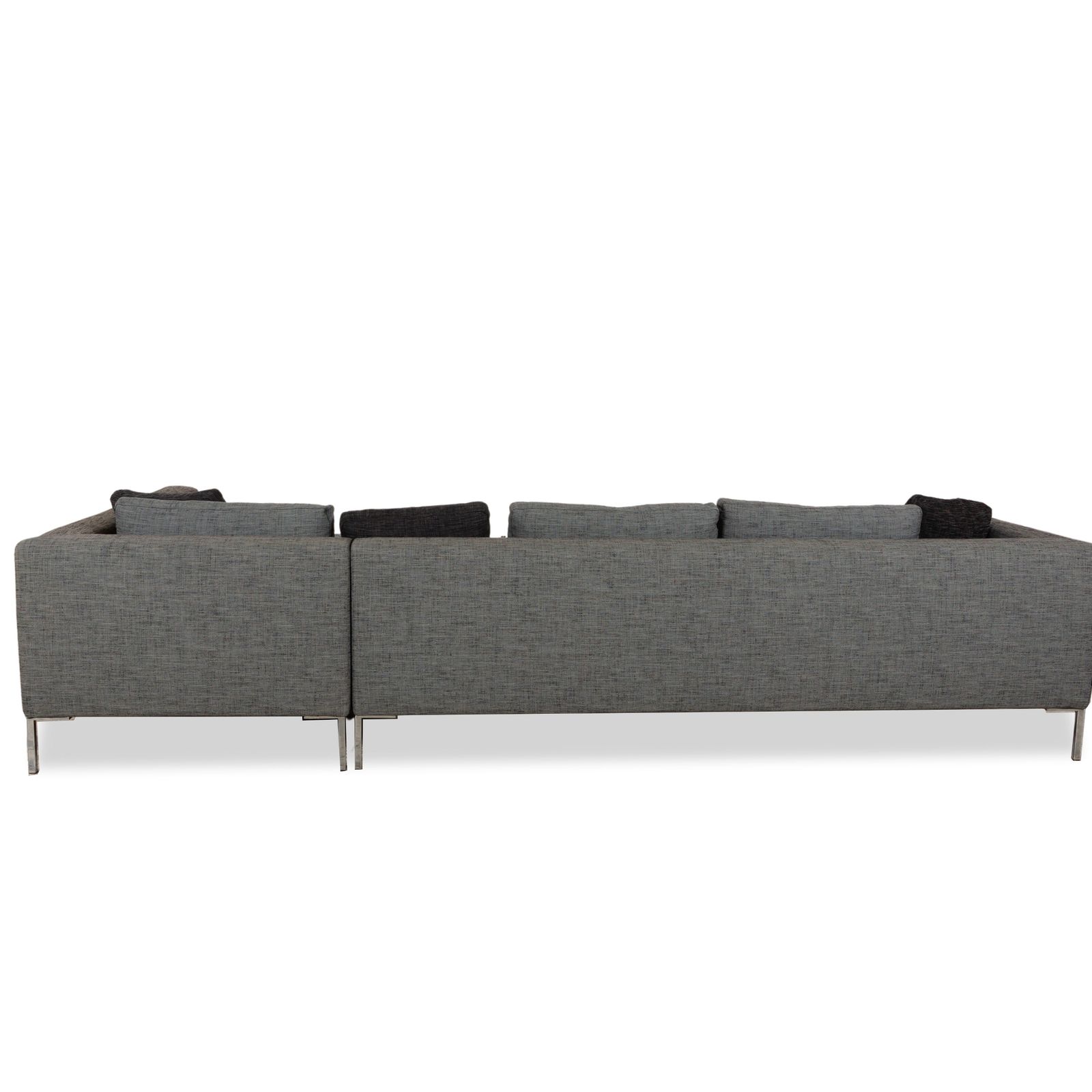photo for sale Canapé d'angle La Nouva Casa Liverpool en tissu gris