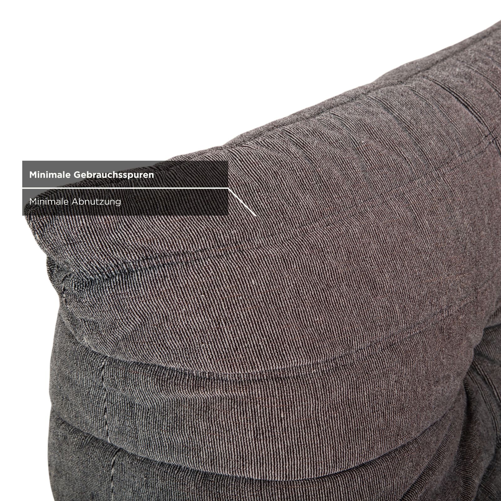 Ligne Roset Togo Fabric Armchair Grey photo vinterior