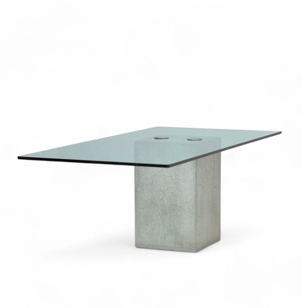Sapo Dining Table By Sergio And Giorgo Saporiti Beton Brut / Minimalist Dining Table photo furniture