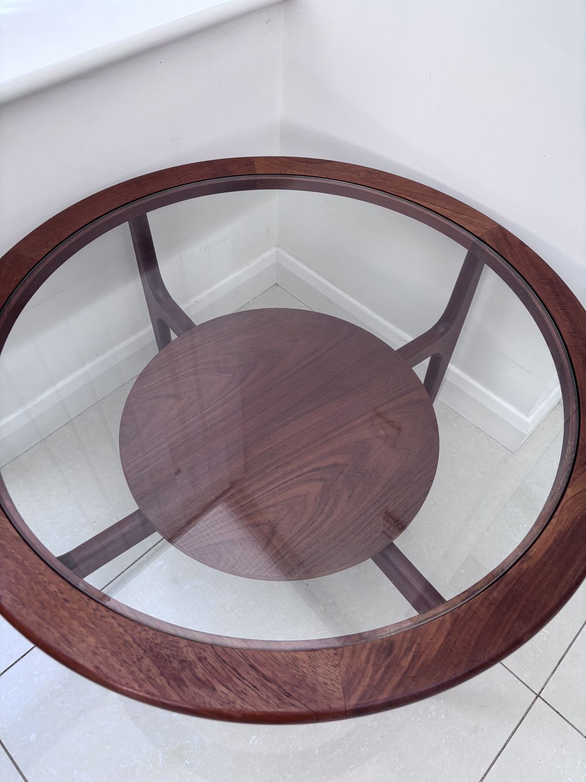 Teak And Glass Coffee Table Superb Quality By Stonehill Of London. photo furniture