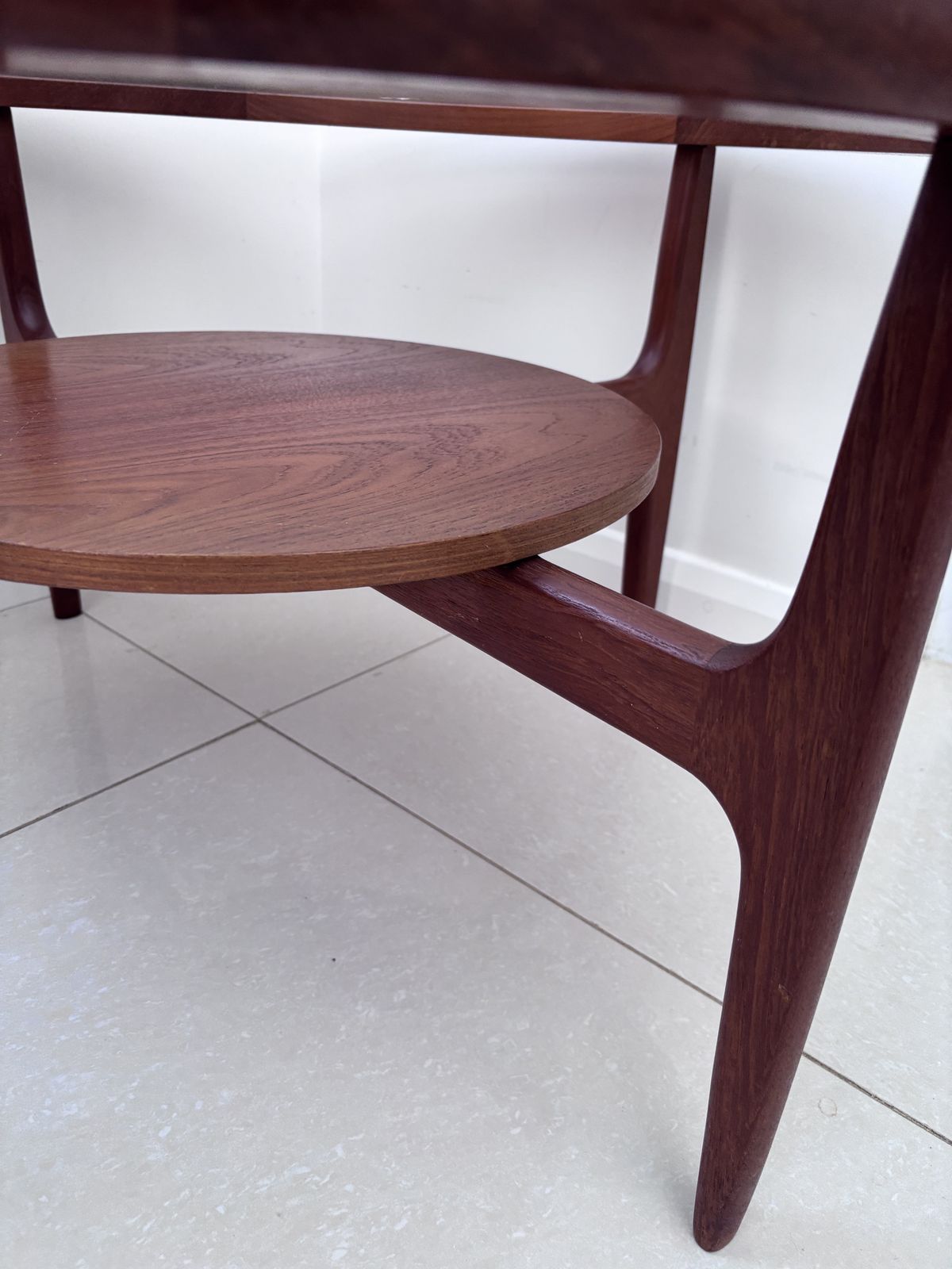 Teak And Glass Coffee Table Superb Quality By Stonehill Of London. photo for sale
