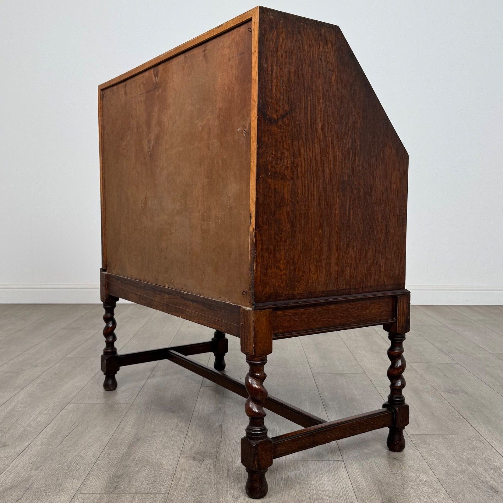Antique 20th Century Jacobean Style Bureau In Oak photo buy