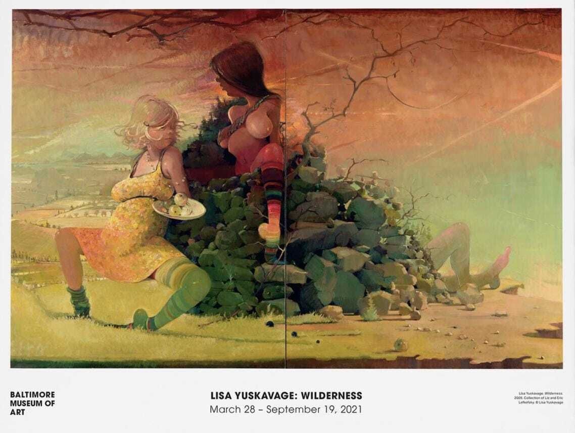 Authentic Lisa Tuskavage Exhibition Poster   Wilderness   Stunning Official Museum Print From The Rising Female Painter