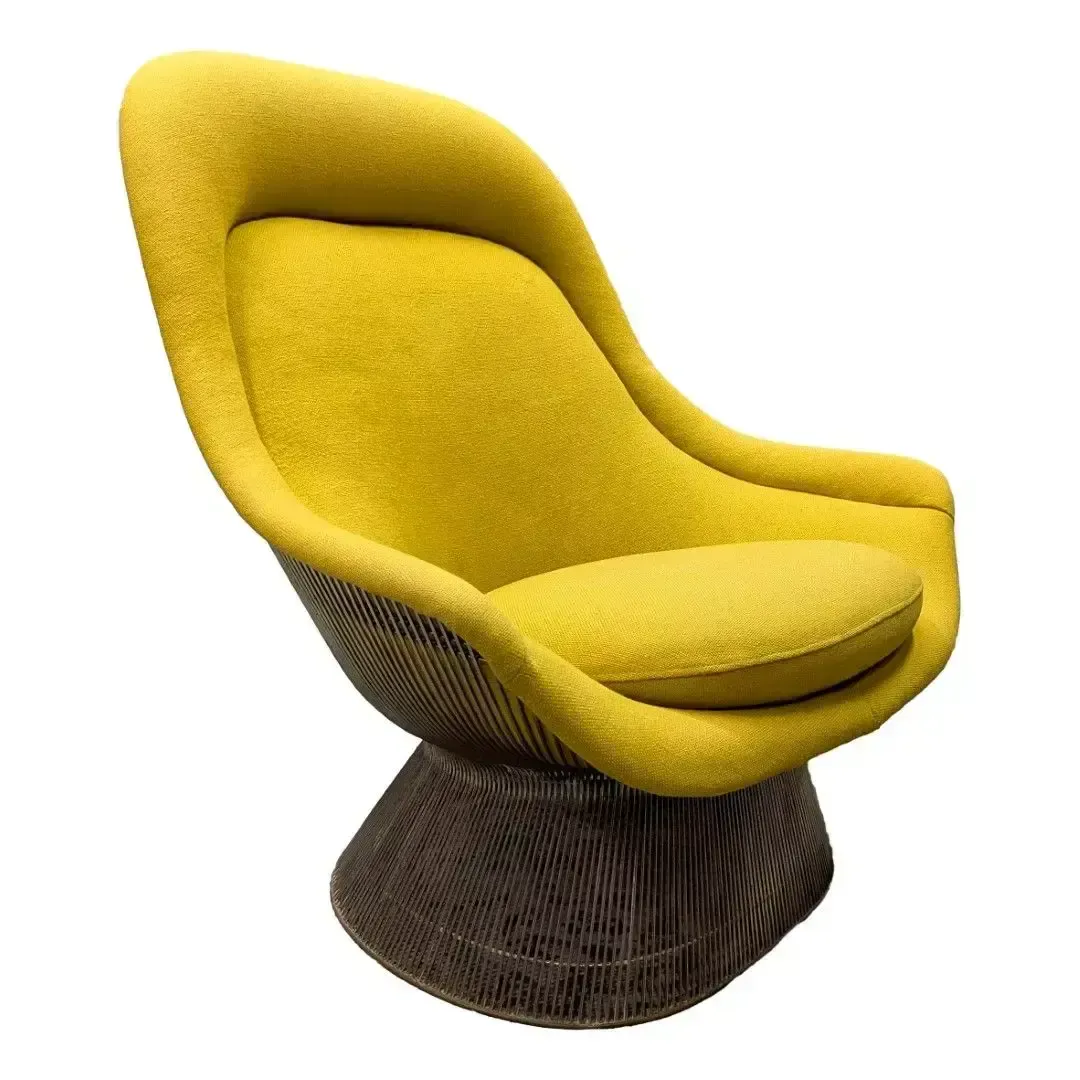 photo vintage Series Of 2 Armchairs By Warren Platner Knoll Edition 1960