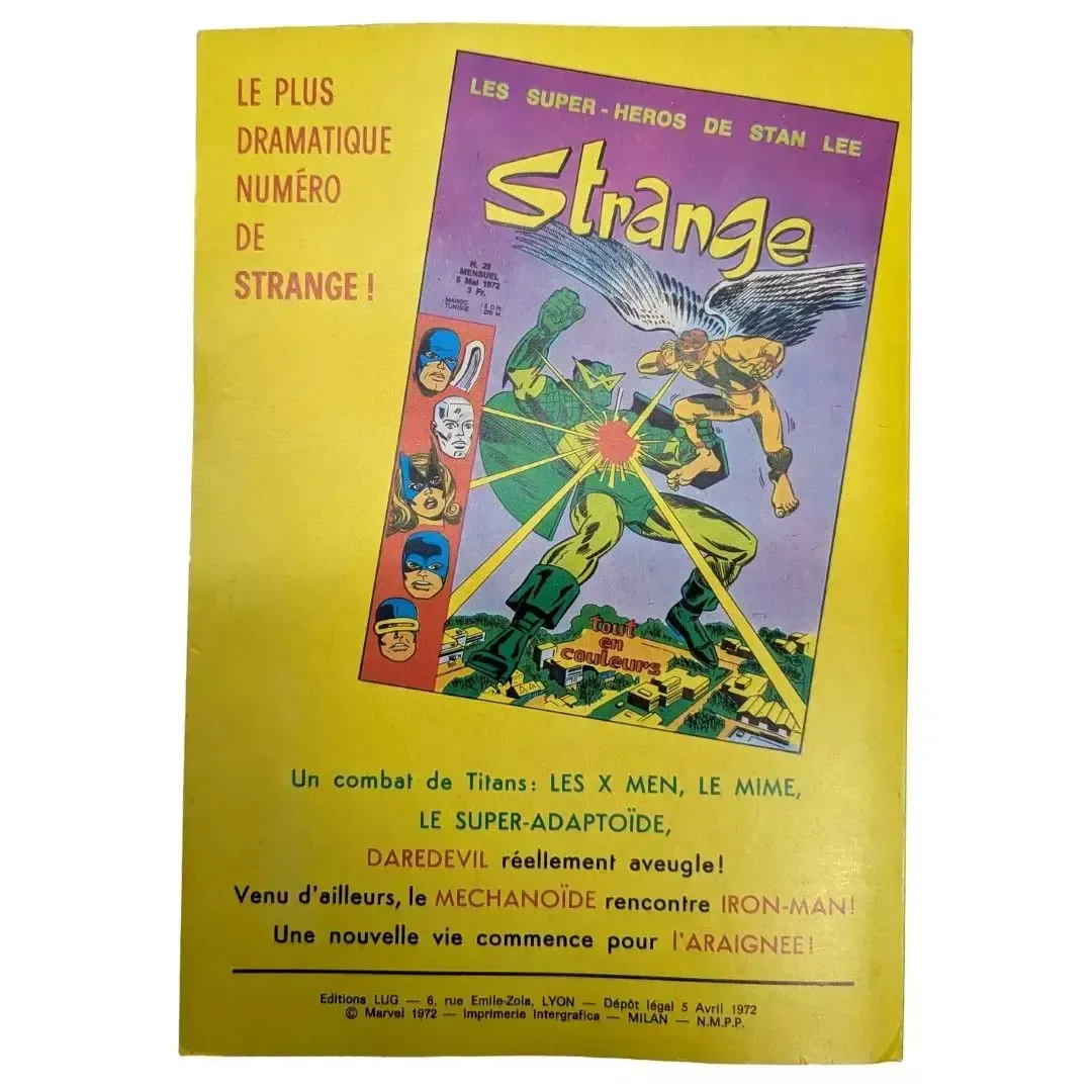Comic Book, Original Edition, Very Good Condition, Strange No. 28 photo furniture