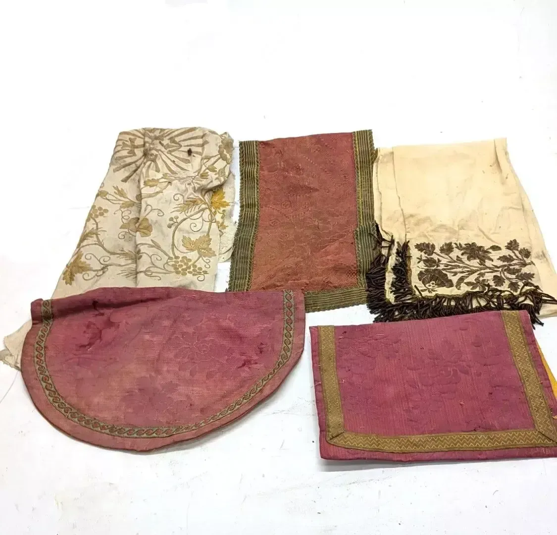 Important Collection Of Embroidered And Woven Liturgical Vestments And Coverings, With Handwritten Provenance – France, 18th–19th Century photo furniture