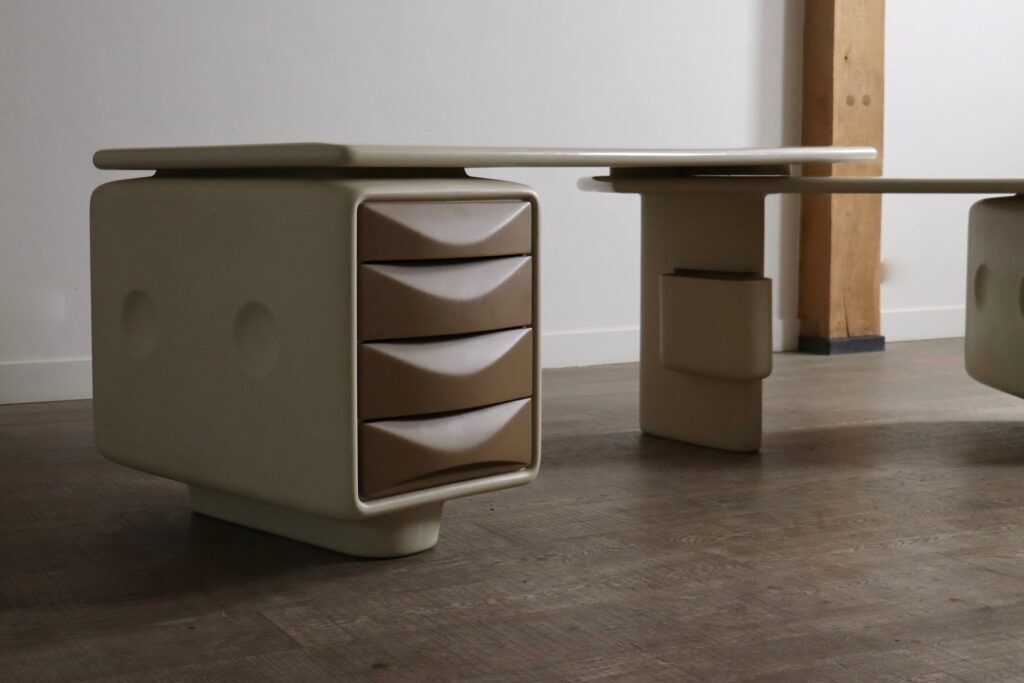 Ernest Igl Jet Corner Desk Voor Wilhelm Werndl, Jaren 1970 photo furniture