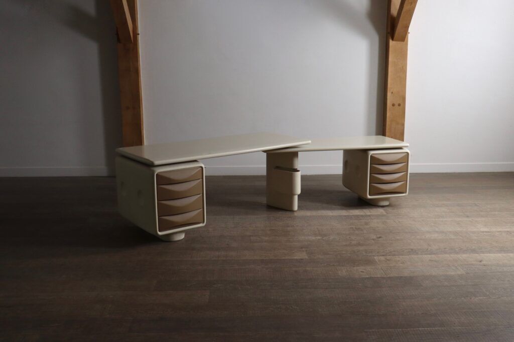 photo for sale Ernest Igl Jet Corner Desk For Wilhelm Werndl, 1970s