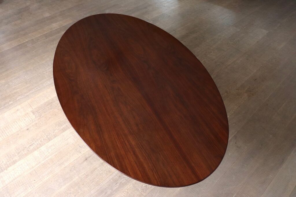 Florence Knoll Grote Eettafel In Walnoot, Ca. Jaren 1960 photo 5500.0