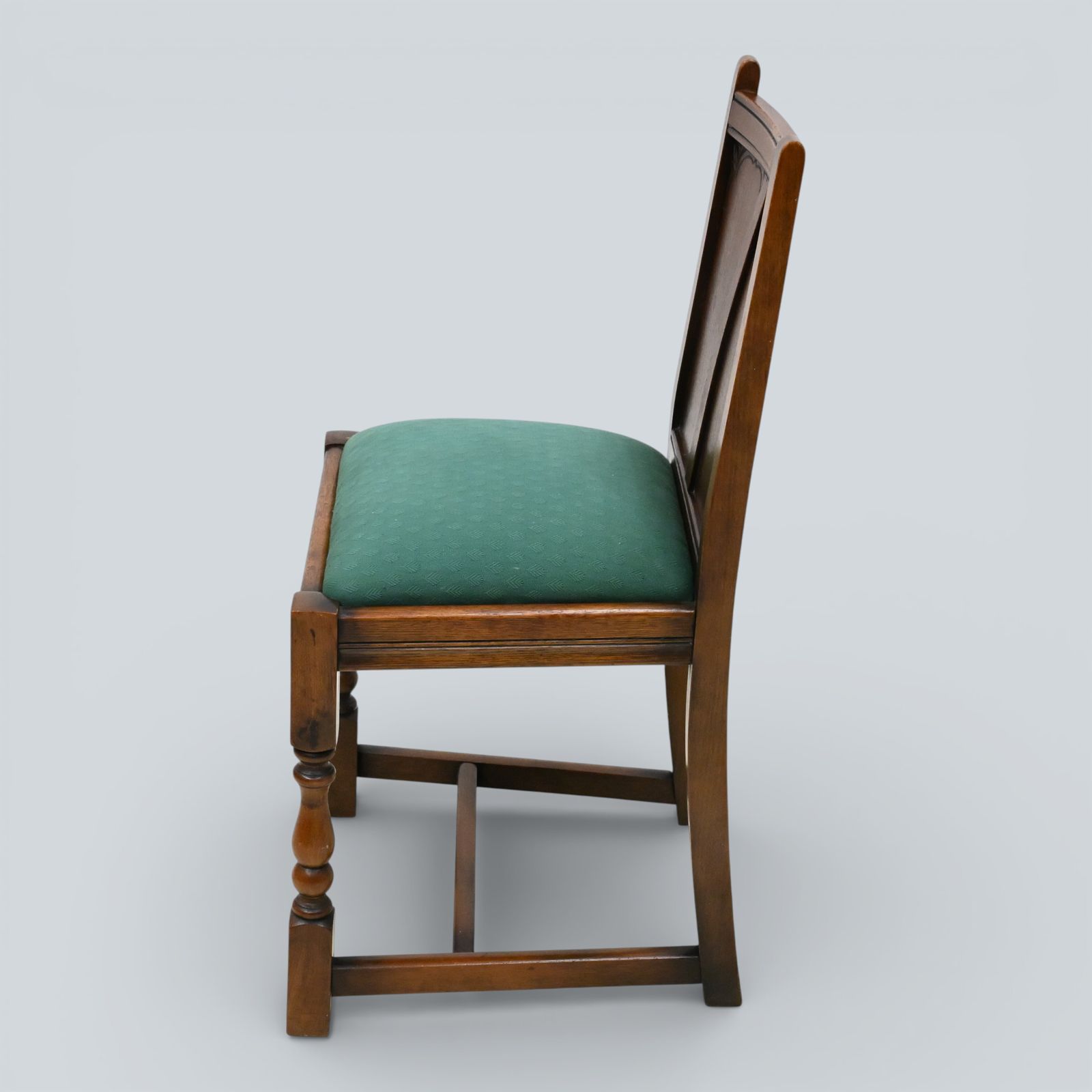 4 Old Charm Style Dining Chairs Oak Green Drop In/On Seats Free Uk Delivery* photo 327.0