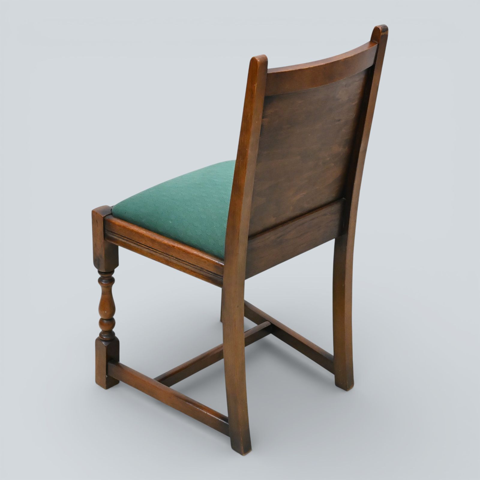 4 Old Charm Style Dining Chairs Oak Green Drop In/On Seats Free Uk Delivery* photo buy