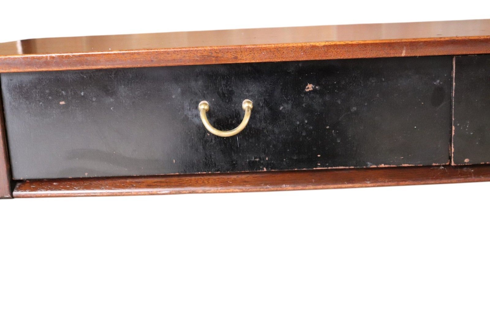 photo vinterior G Plan Librenza Tola & Black Vintage Hall Console Table Writing Desk Mid Century