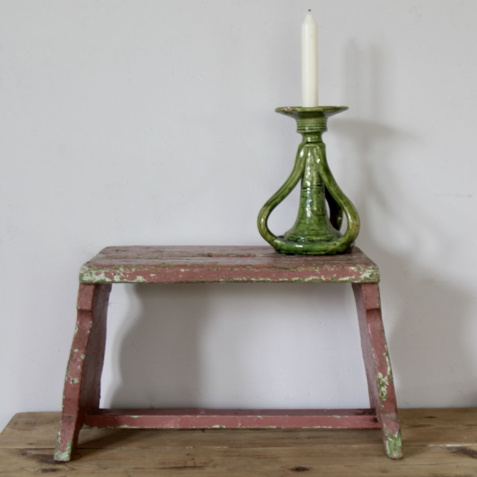 Antique Pine Milking Stool, 1800s photo Furniture