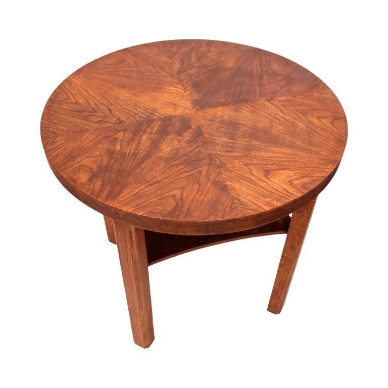 photo for sale Round Coffee Table, Mid Century, Art Deco, After Renovation, Germany, 1960s.