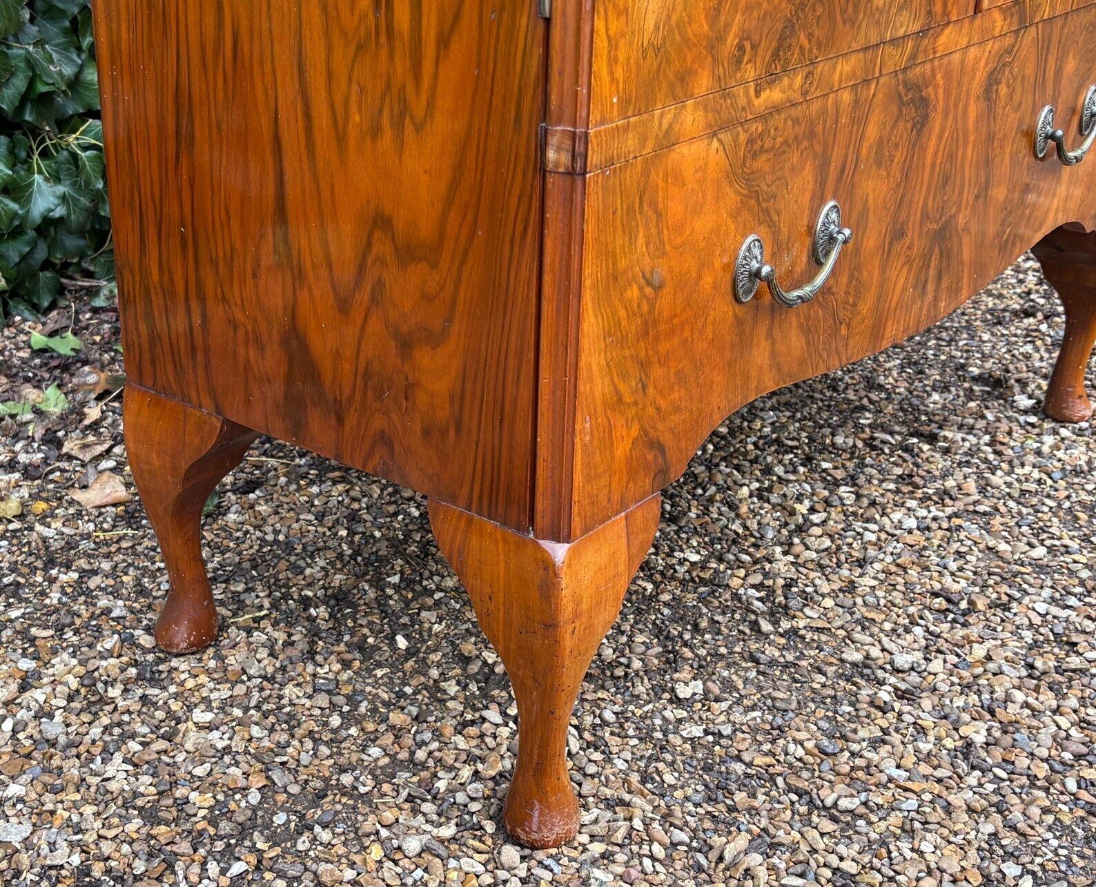 Vintage 1930’s Art Deco Burr Walnut Compactum photo vintage