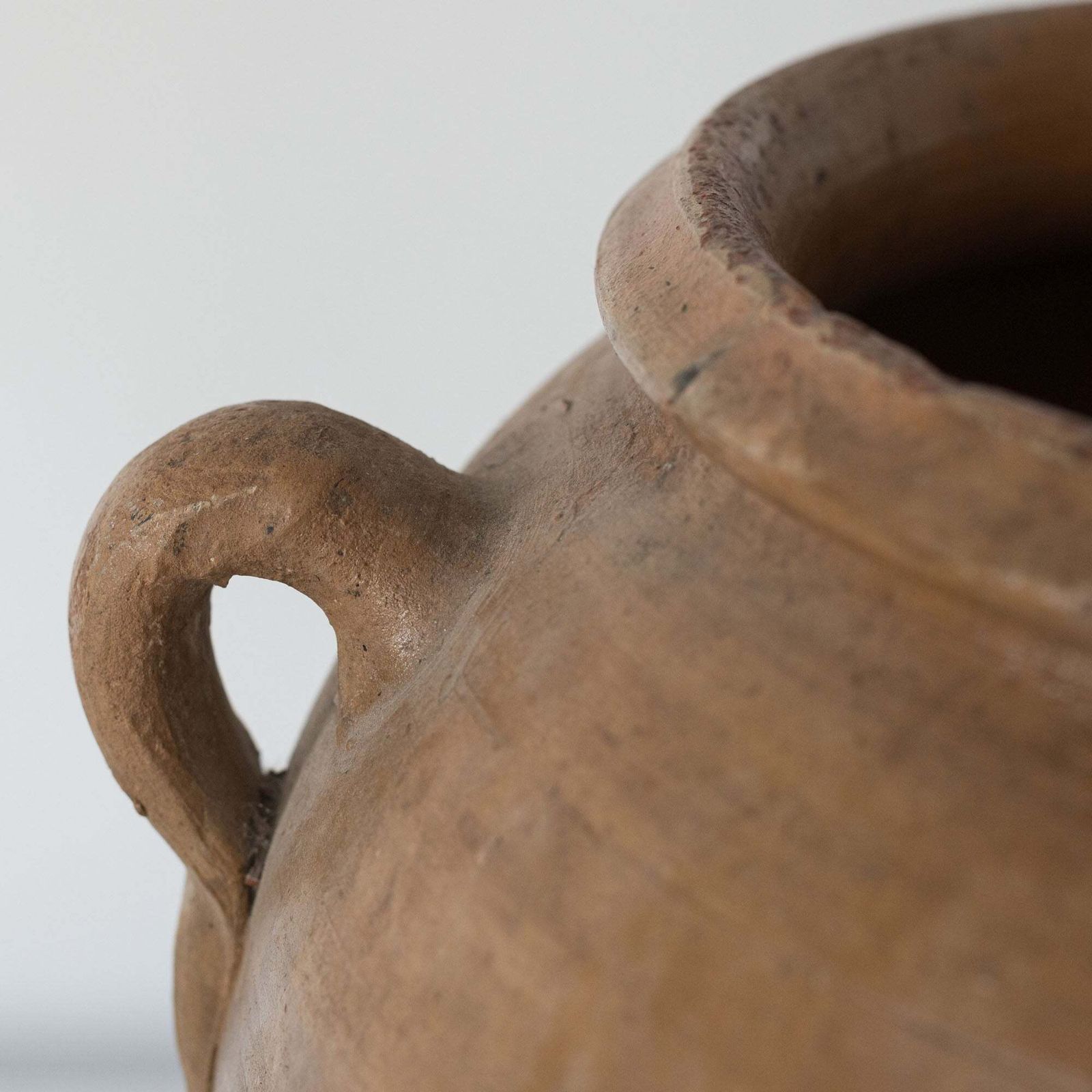 Grote Antieke Olijfpot – 19e Eeuw, Mediterraan photo Woonaccessoires