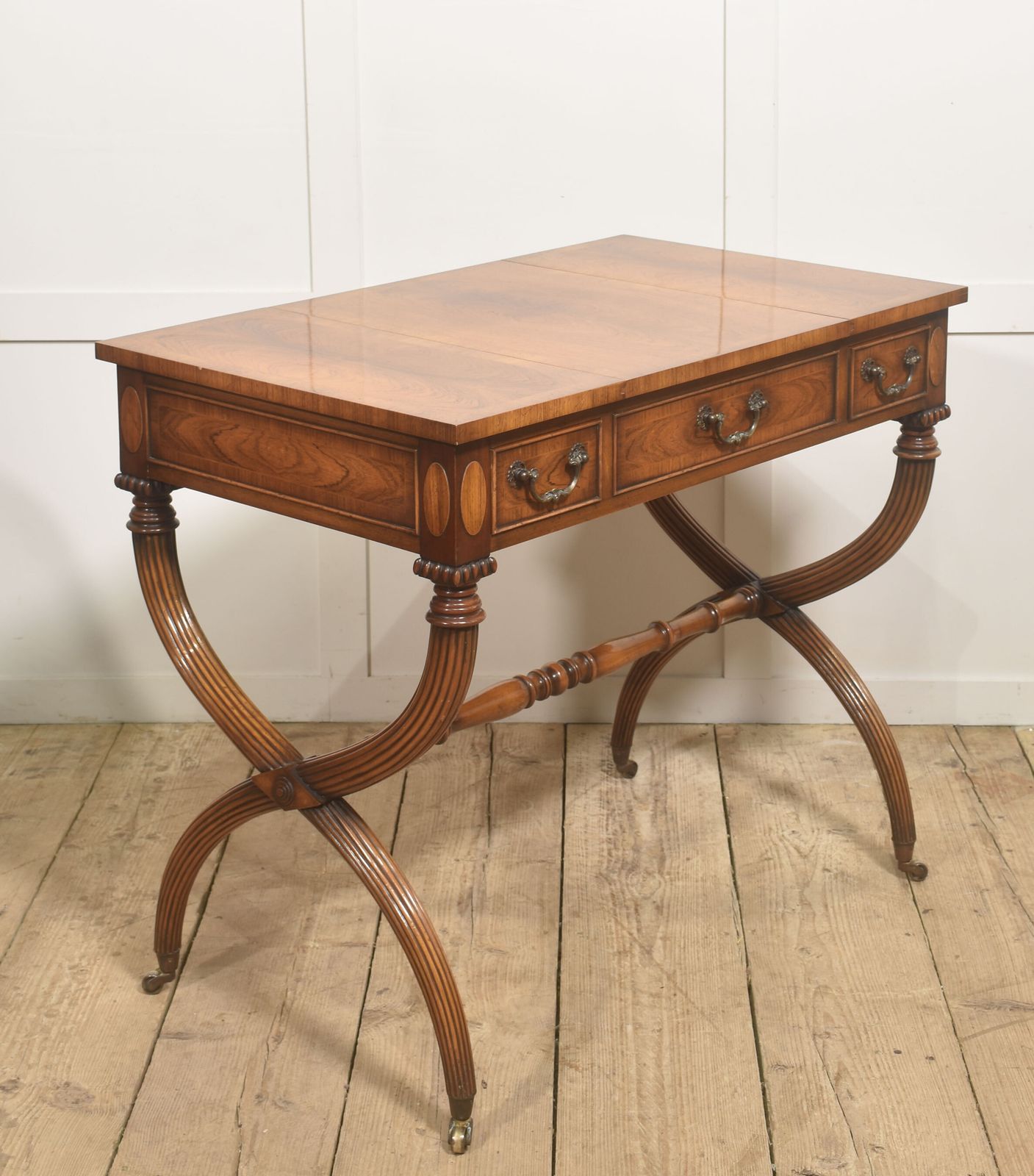 1794.0 Regency Style Rosewood Inlaid Games Table photo
