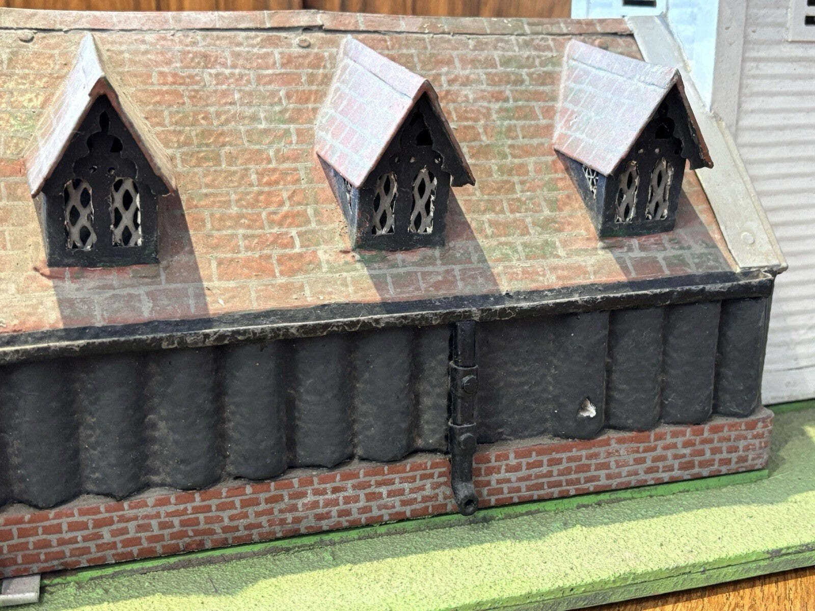 photo buy Greensted Church, Ongar, Essex, Large Old Metal & Wooden Scale Model.