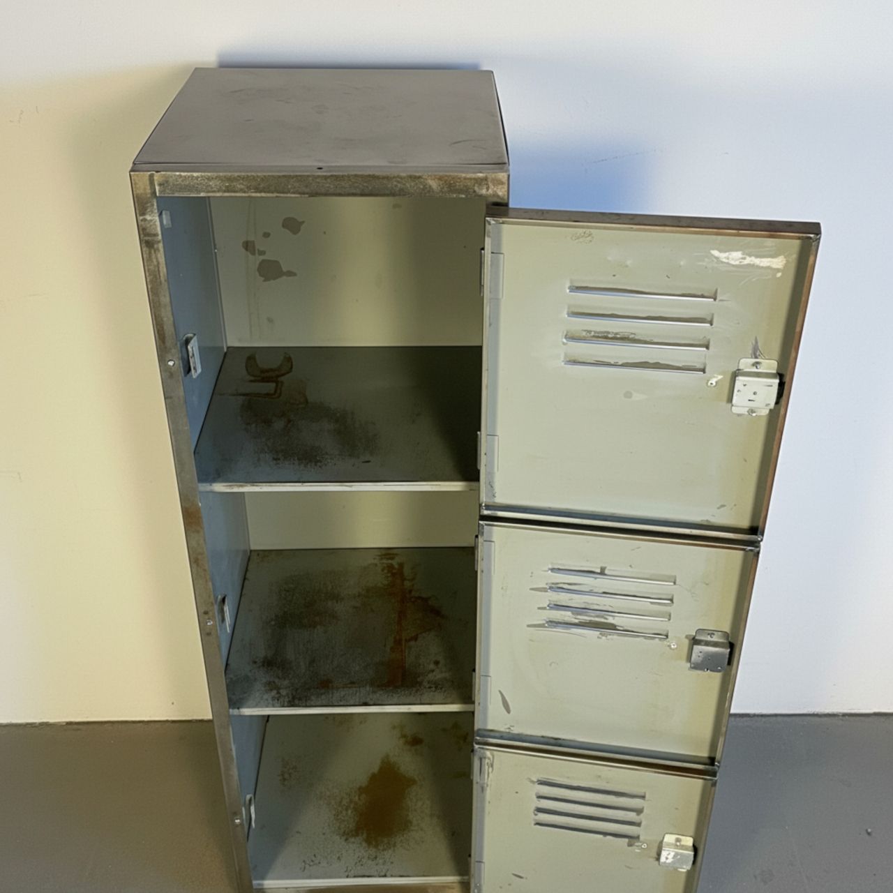 Vintage Locker With 3 Compartments photo vinterior