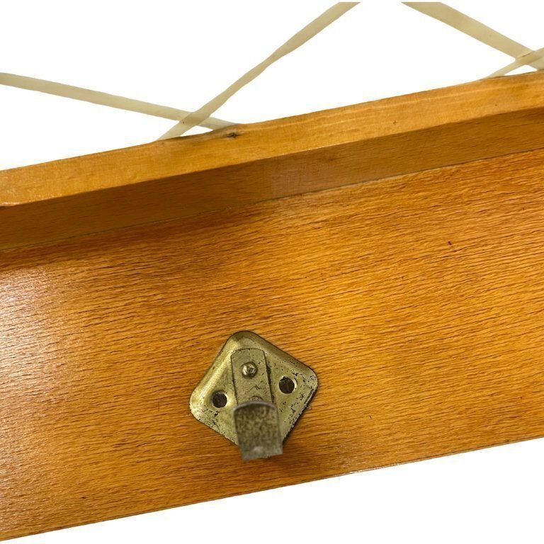 Rudi Volket Wall Hanger, Brusel Mid Century Modern Germany 1950s photo furniture