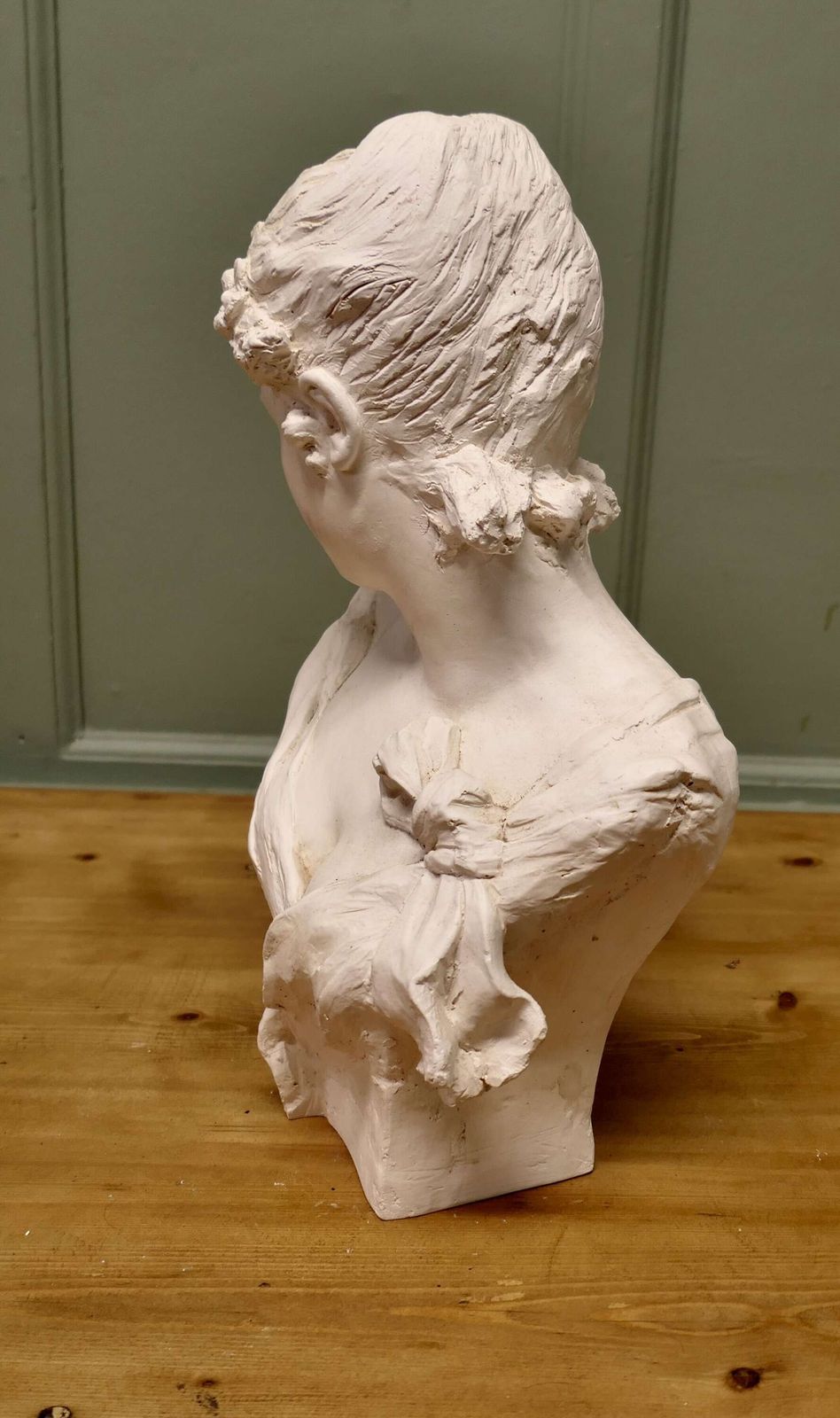 Art Nouveau Bust Of A Lady, After Alfred Foretay photo 594.0