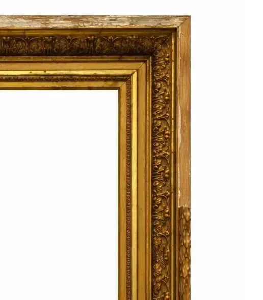 Gilded Frame In Wood And Stucco To Restore From The 1900s. photo for sale