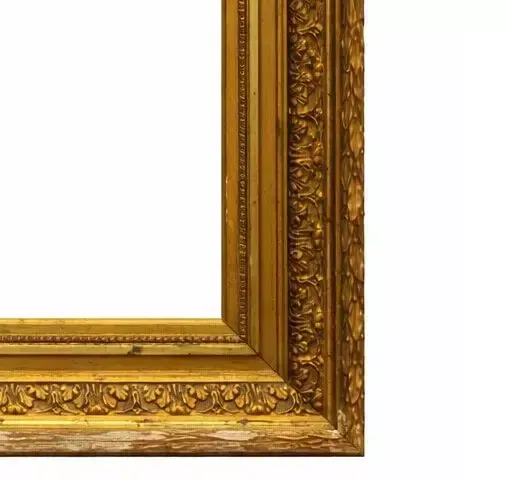 Gilded Frame In Wood And Stucco To Restore From The 1900s. photo 305.0