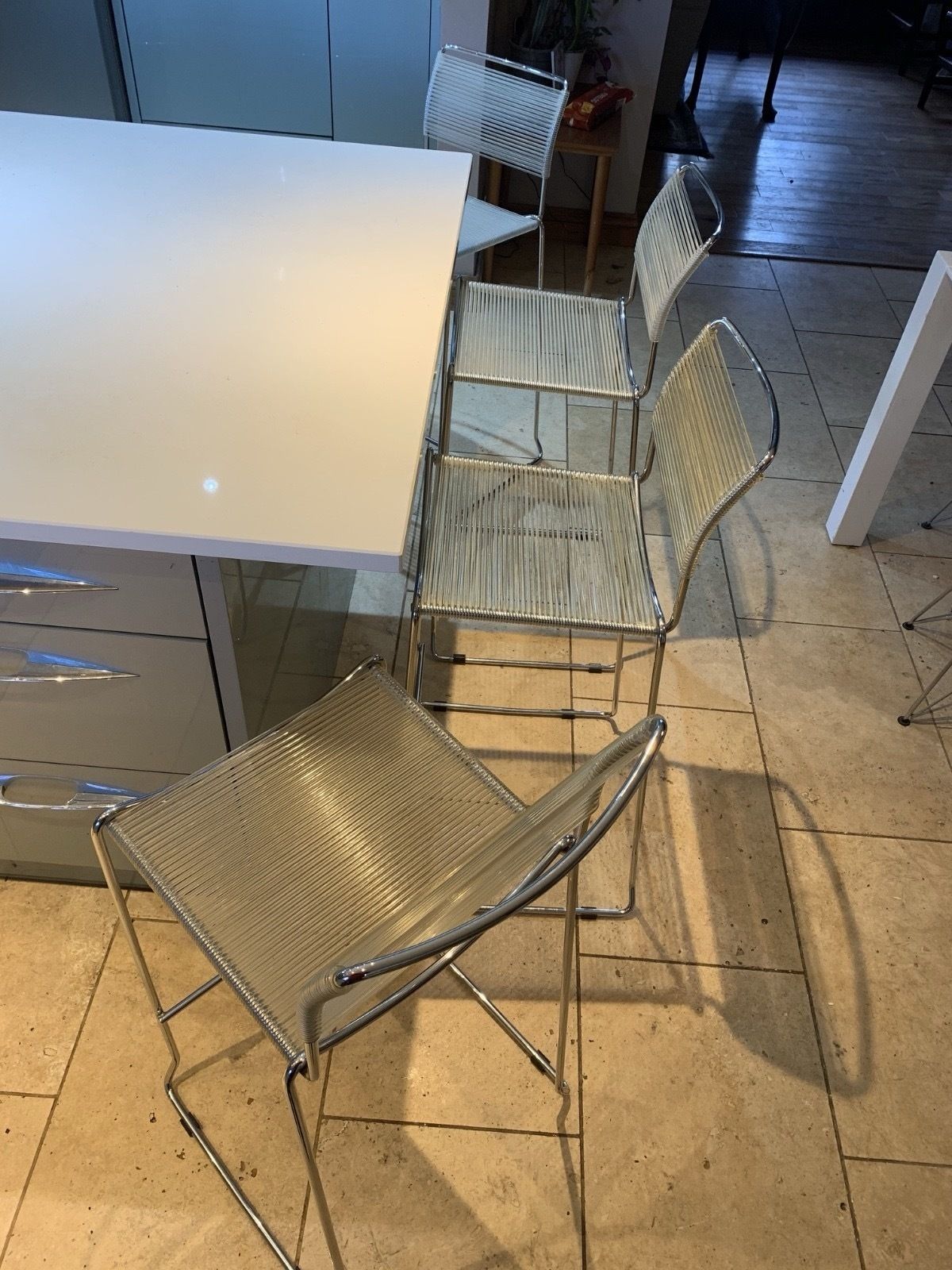 Spaghetti Bar Chairs By Giandomenico Belotti For Alias. Set Of 4 photo Furniture