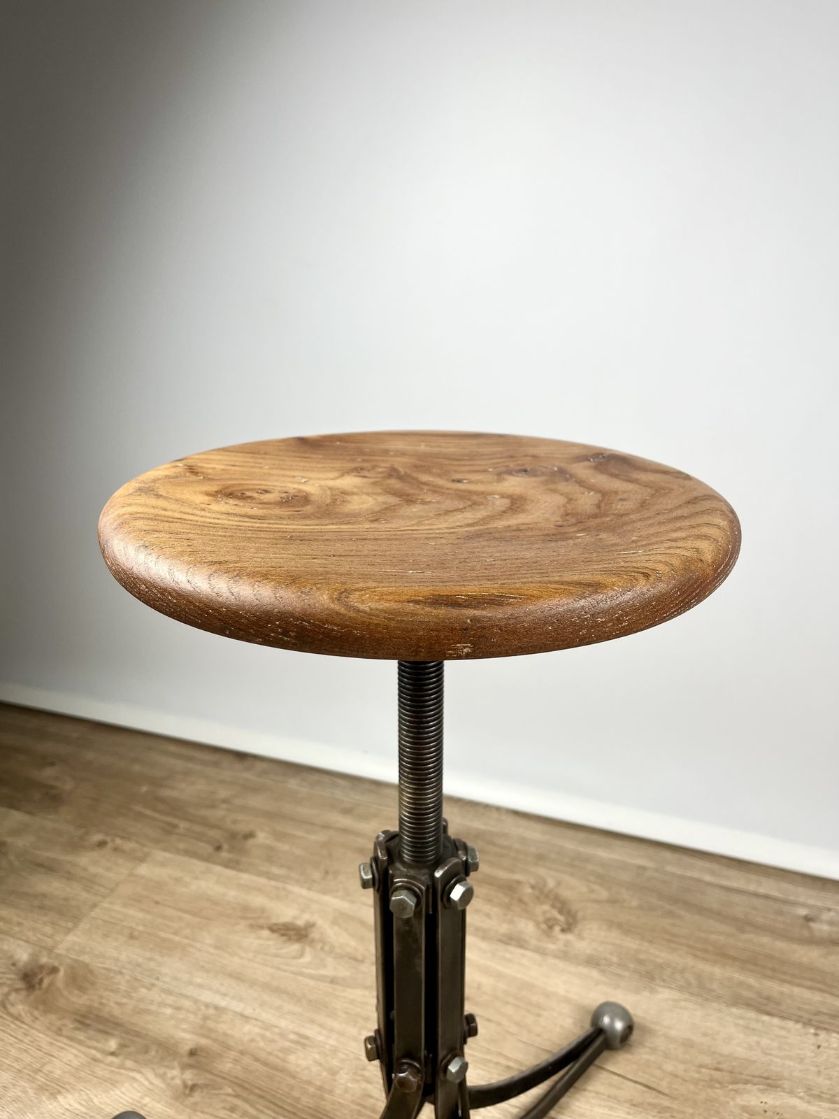 photo furniture Rubery Owen Adjustable ‘Blade’ Stool, British 1940s