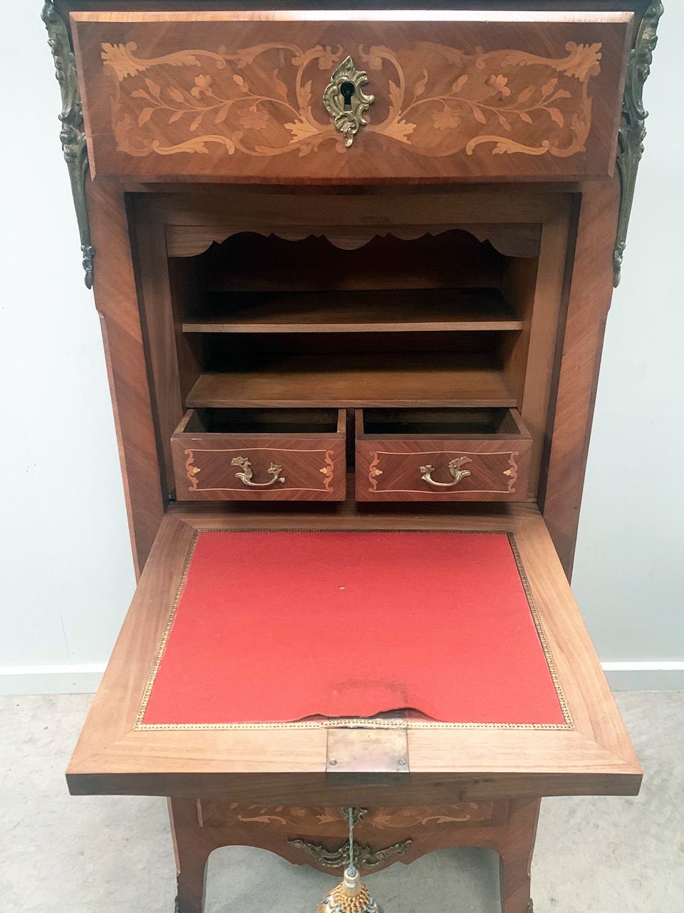 Lady's Secretaire, 1900s, Antique photo Furniture