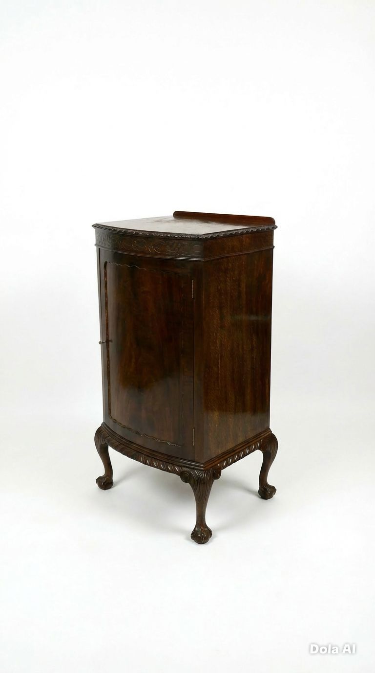 Handsome Edwardian Mahogany Side Or Drinks Cabinet photo 369.0