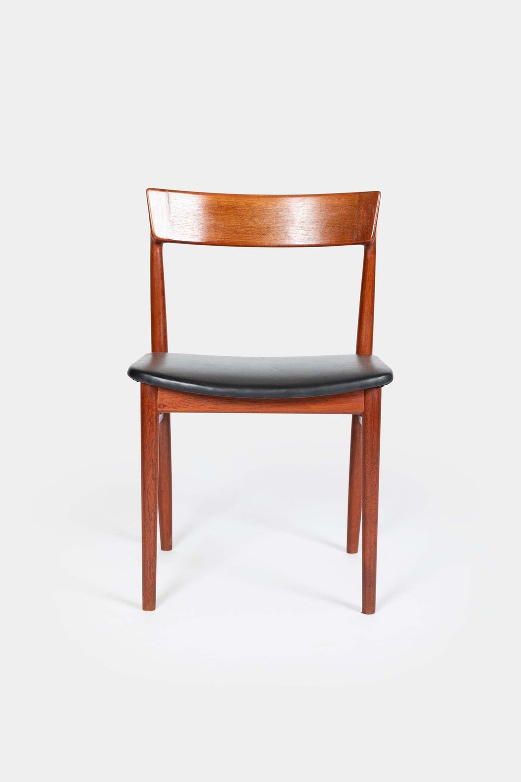 Henry Rosengren Hansen, 6 Chairs Model 39, Brande Furniture Industry, 50s photo vintage