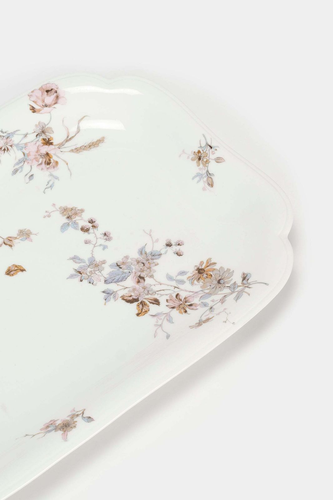 Set Of 2 Serving Plates, Theodor Haviland Limoges, France, Approx. 1890 photo vintage